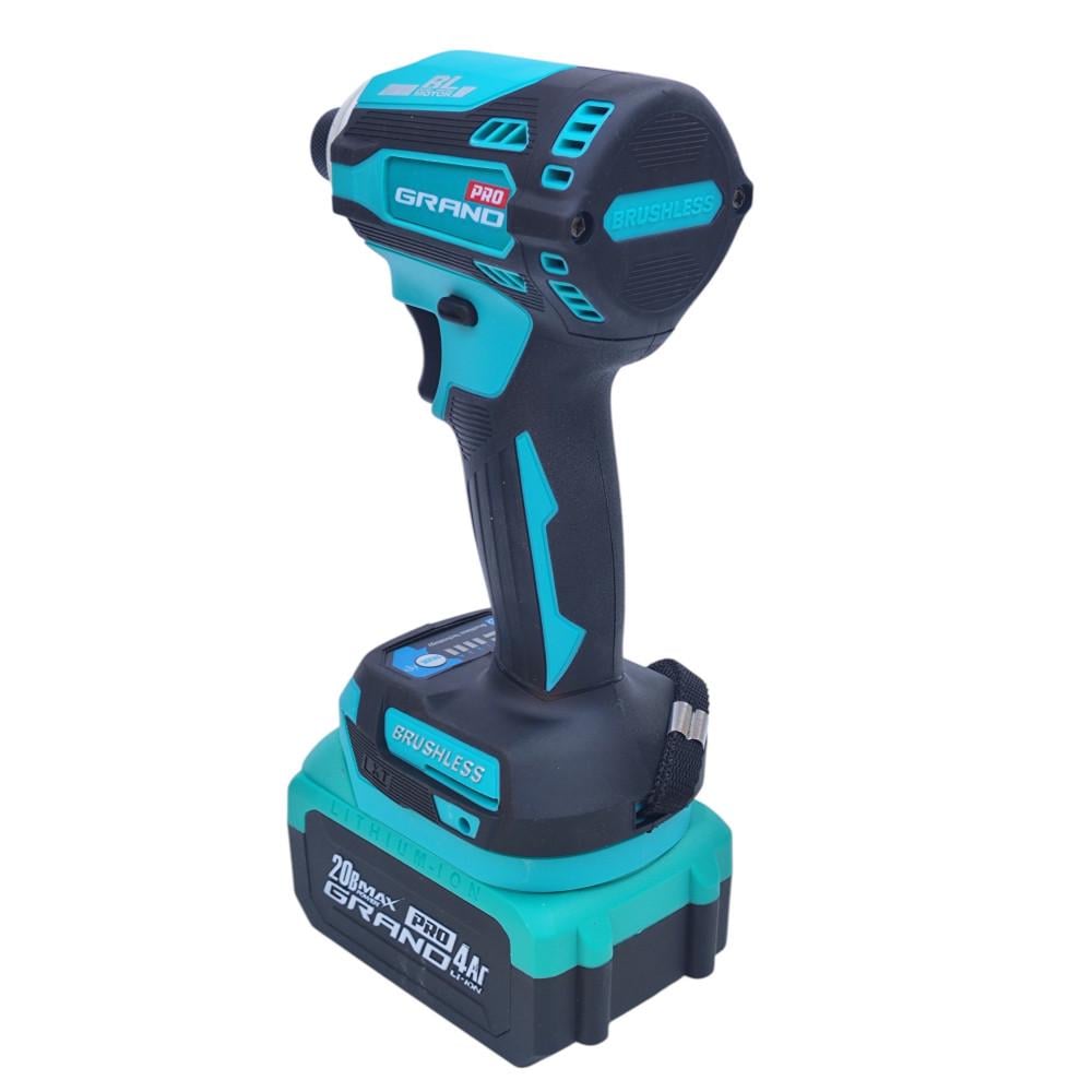 Гайковерт акумуляторний ударний Grand АГУ-20 BL - фото 8 Гайковерт акумуляторний ударний Grand АГУ-20 BL - фото 8