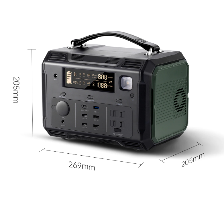 Зарядная станция Choetech 500W 505 Wh 140400 mAh (6988da2a) - фото 2 Зарядная станция Choetech 500W 505 Wh 140400 mAh (6988da2a) - фото 2