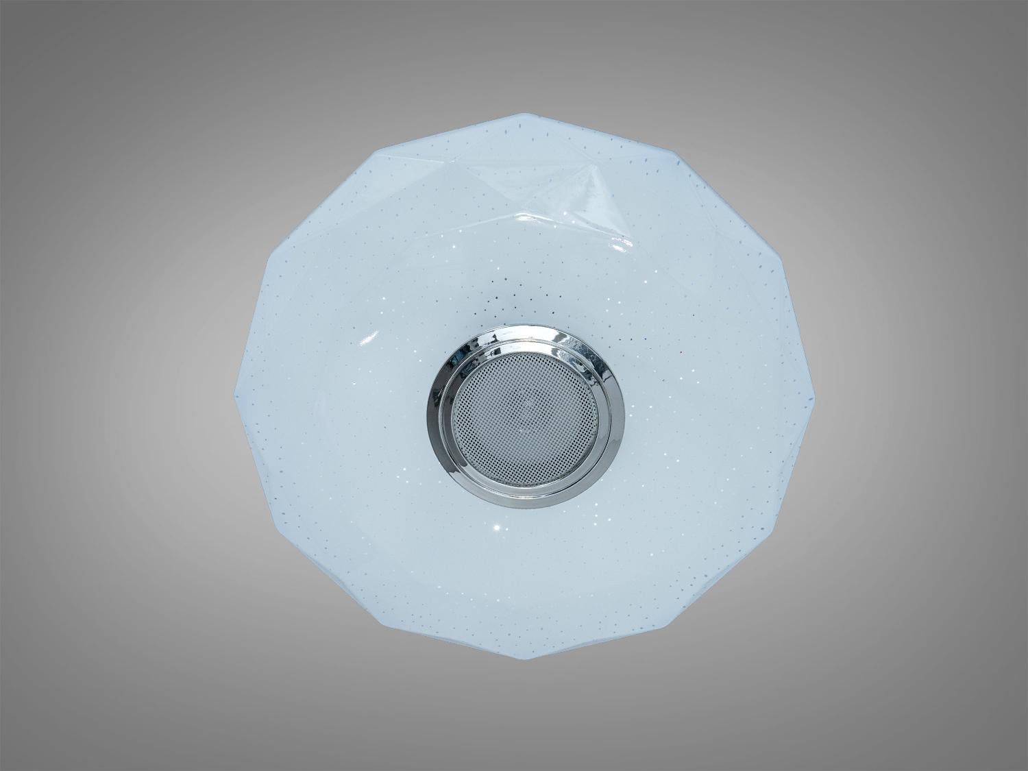 Люстра смарт LED RGB/Bluetooth колонка/TUYA/пульт 45 Вт Белый (DB-8303/300RGB/MP3/TUYA)
