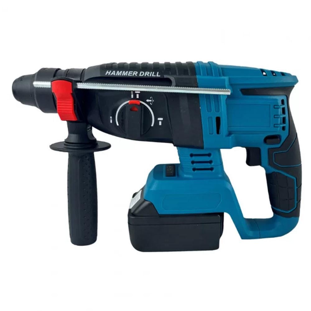 Перфоратор акумуляторний ударний безщітковий 2,5 Дж 3 режими роботи 2 акумулятори в комплекті (09026) - фото 3