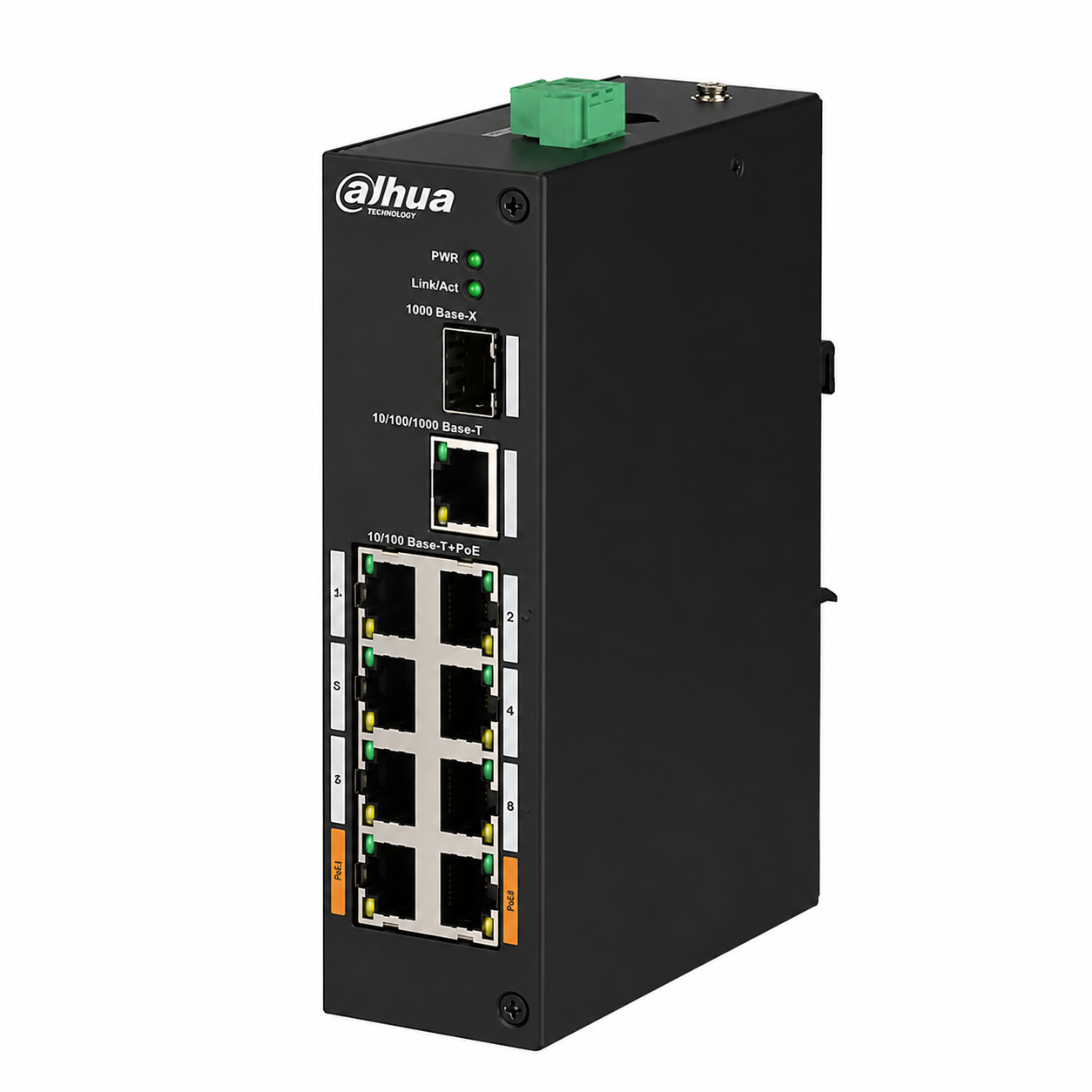 Комутатор 8 портів некерований Dahua DH-PFS3110-8ET-96 POE (2863456209)