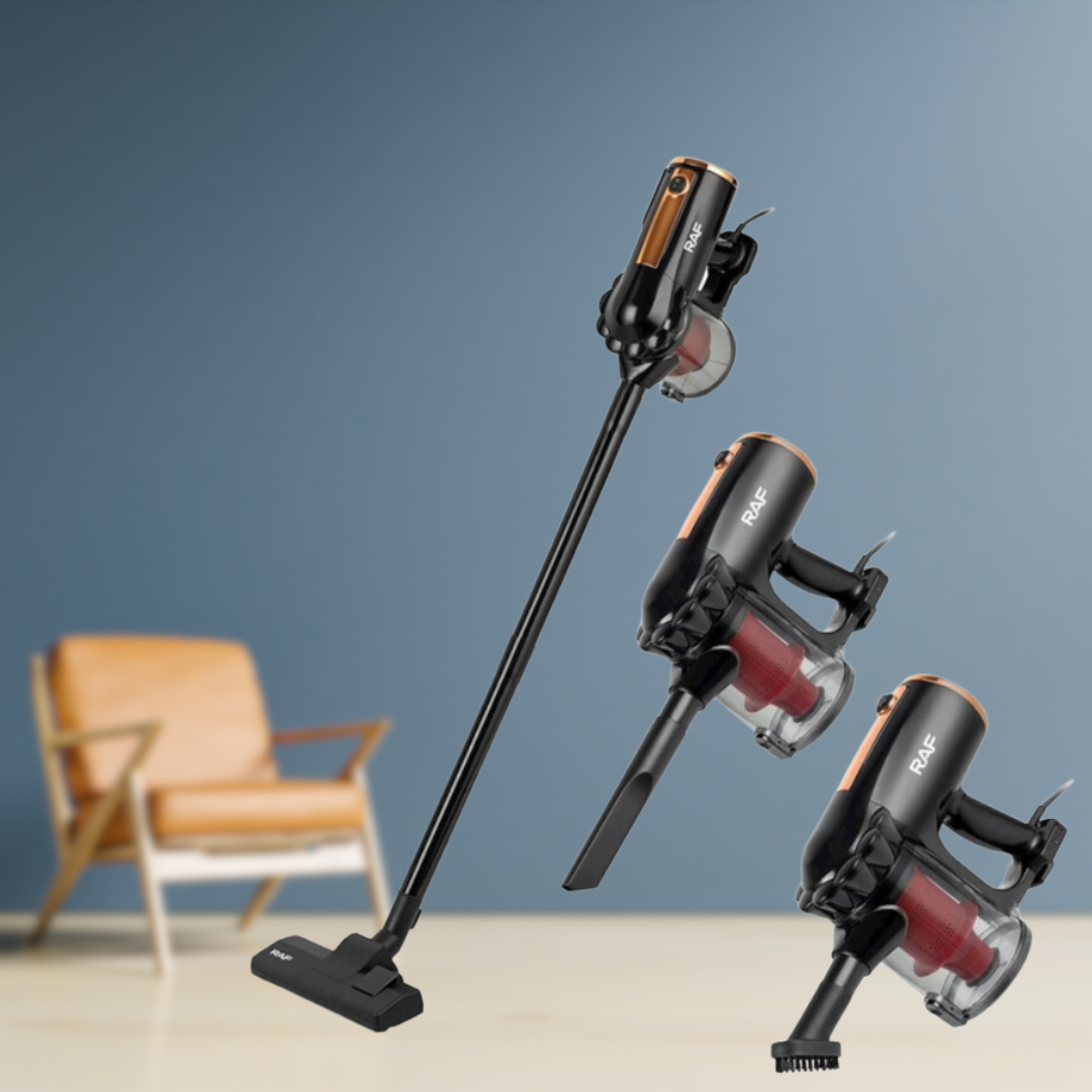 Пилосос контейнерний RAF 3в1 із зручним механізмом очищення стакану та 3 насадками (27R-68) - фото 3 Пилосос контейнерний RAF 3в1 із зручним механізмом очищення стакану та 3 насадками (27R-68) - фото 3