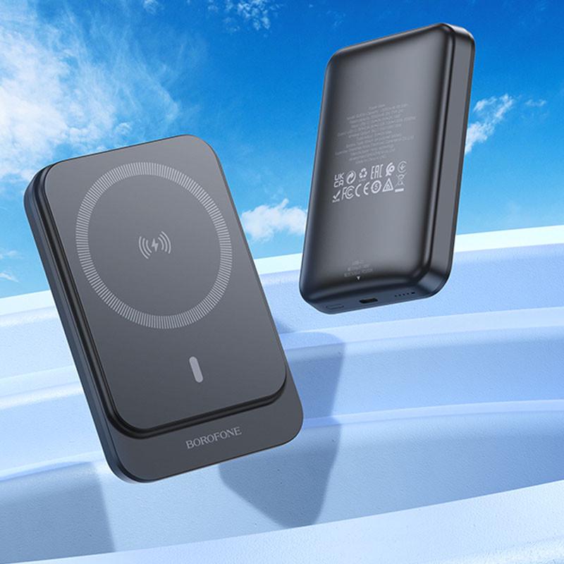 Повербанк Borofone BJ63A Nimble PD20W с БЗУ 10000 mAh Black (00000073400_1) - фото 5 Повербанк Borofone BJ63A Nimble PD20W с БЗУ 10000 mAh Black (00000073400_1) - фото 5