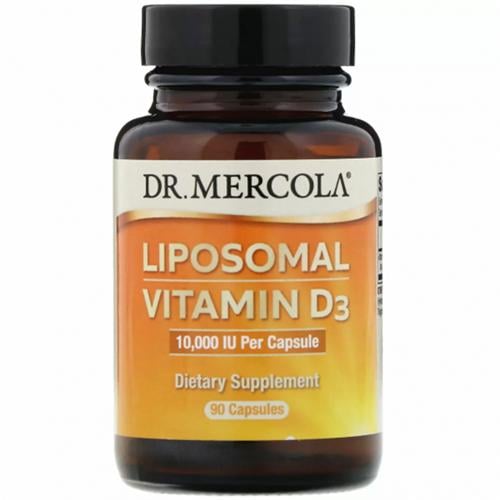 Витамин D Dr. Mercola Liposomal Vitamin D3 10,000 IU 90 Caps