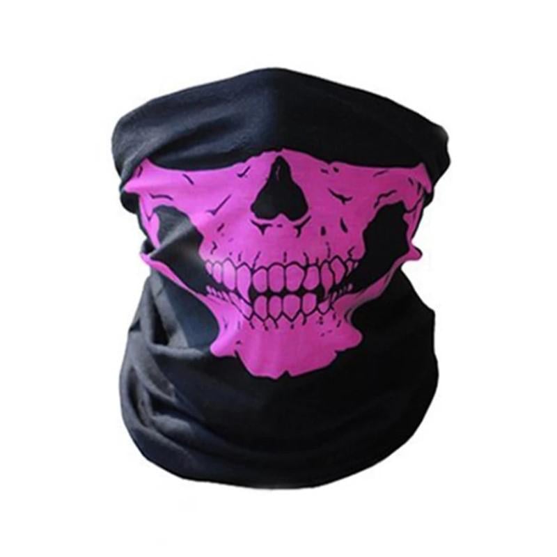Бафф-маска Wuke Челюсть с рисунком черепа унисекс Розовый