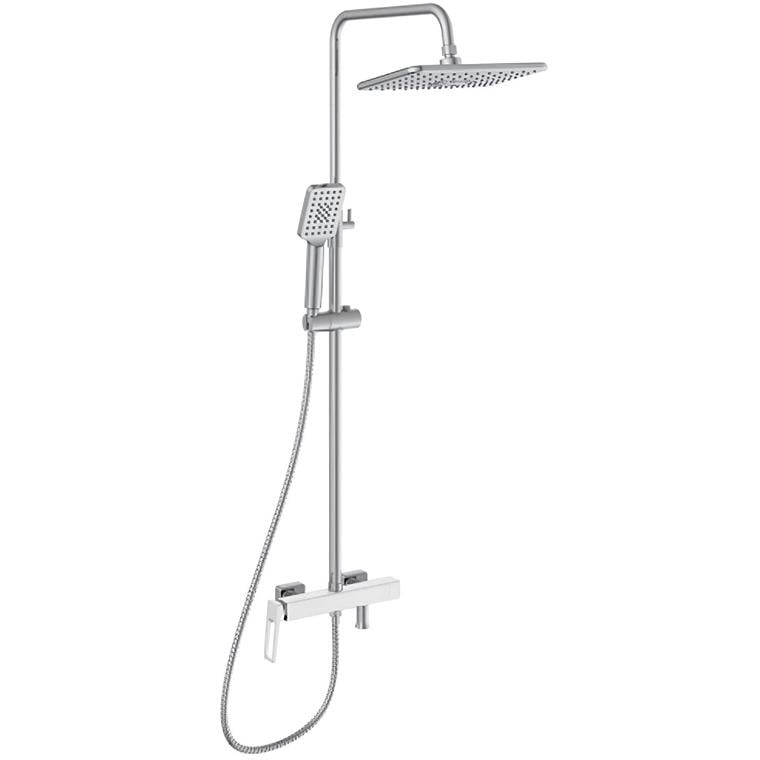 Душевая система со смесителем MIXXUS Premium Grog 009-J MI5942 Белый (132046)