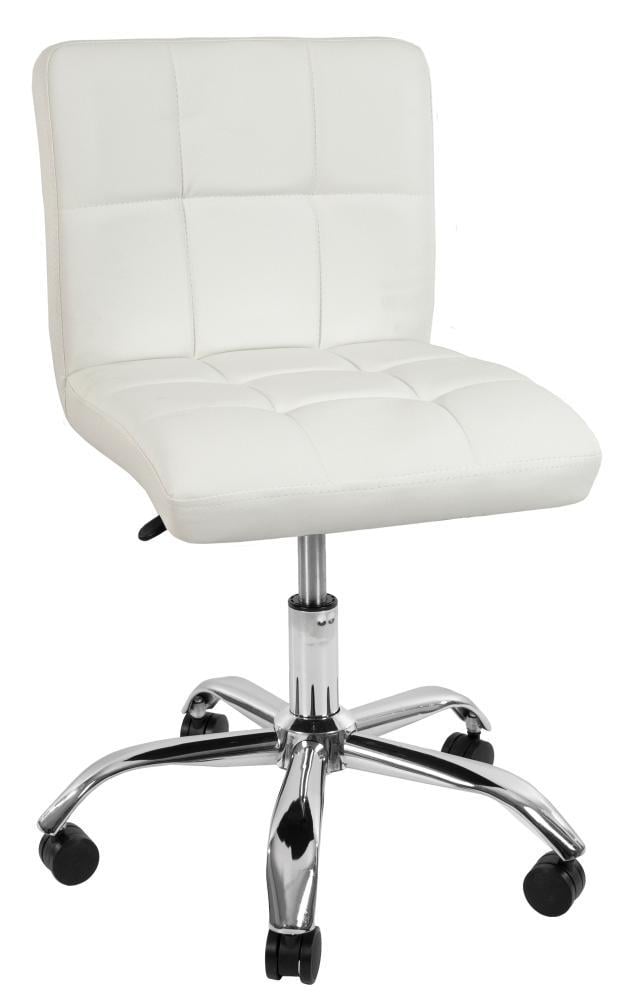 Кресло офисное Bonro B-532 из экокожи с регулировкой высоты сиденья Белый (124-76-40600012)