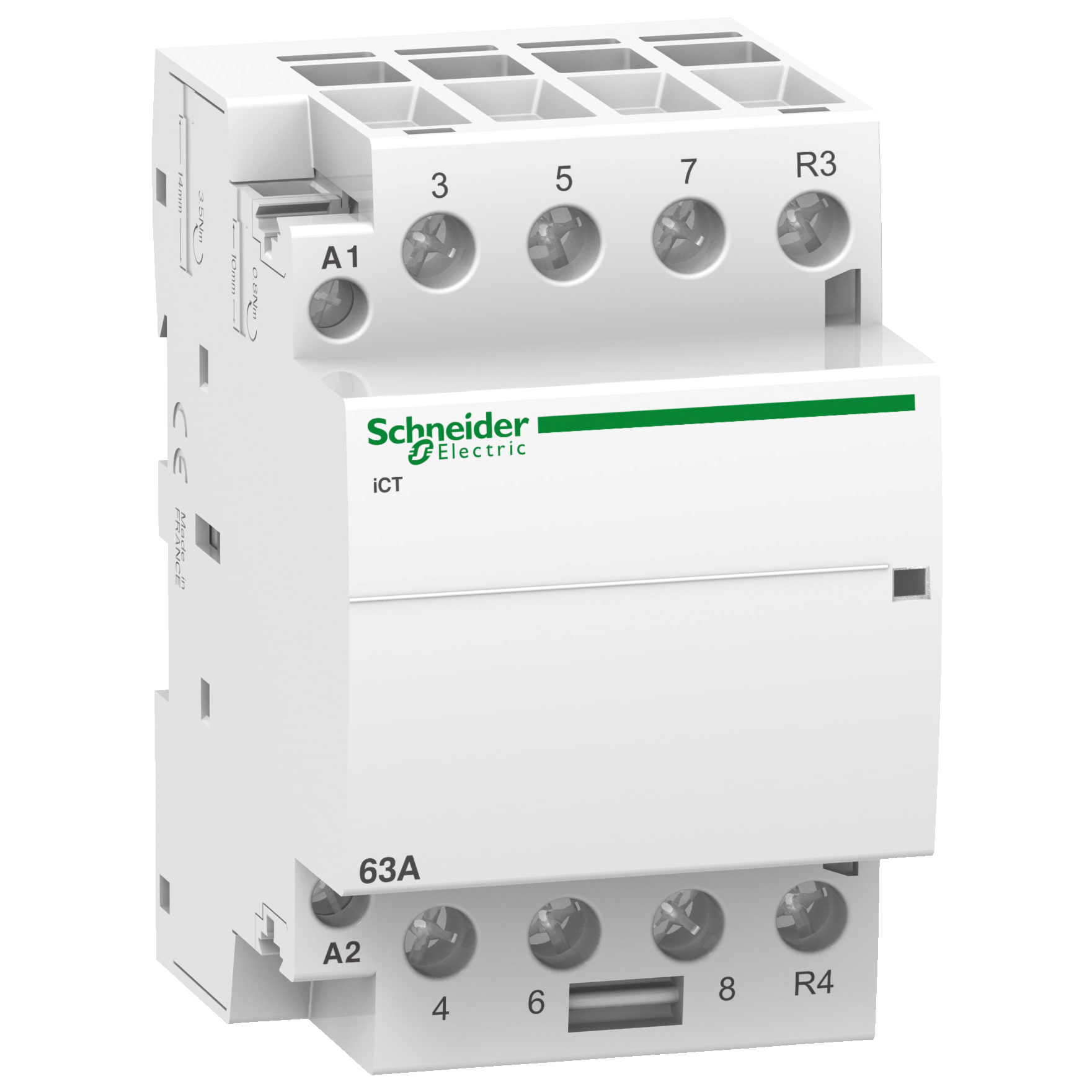 Контактор модульный Schneider Electric Acti9 iCT 4P 63A 3NO+1NC 230V (A9C20869)