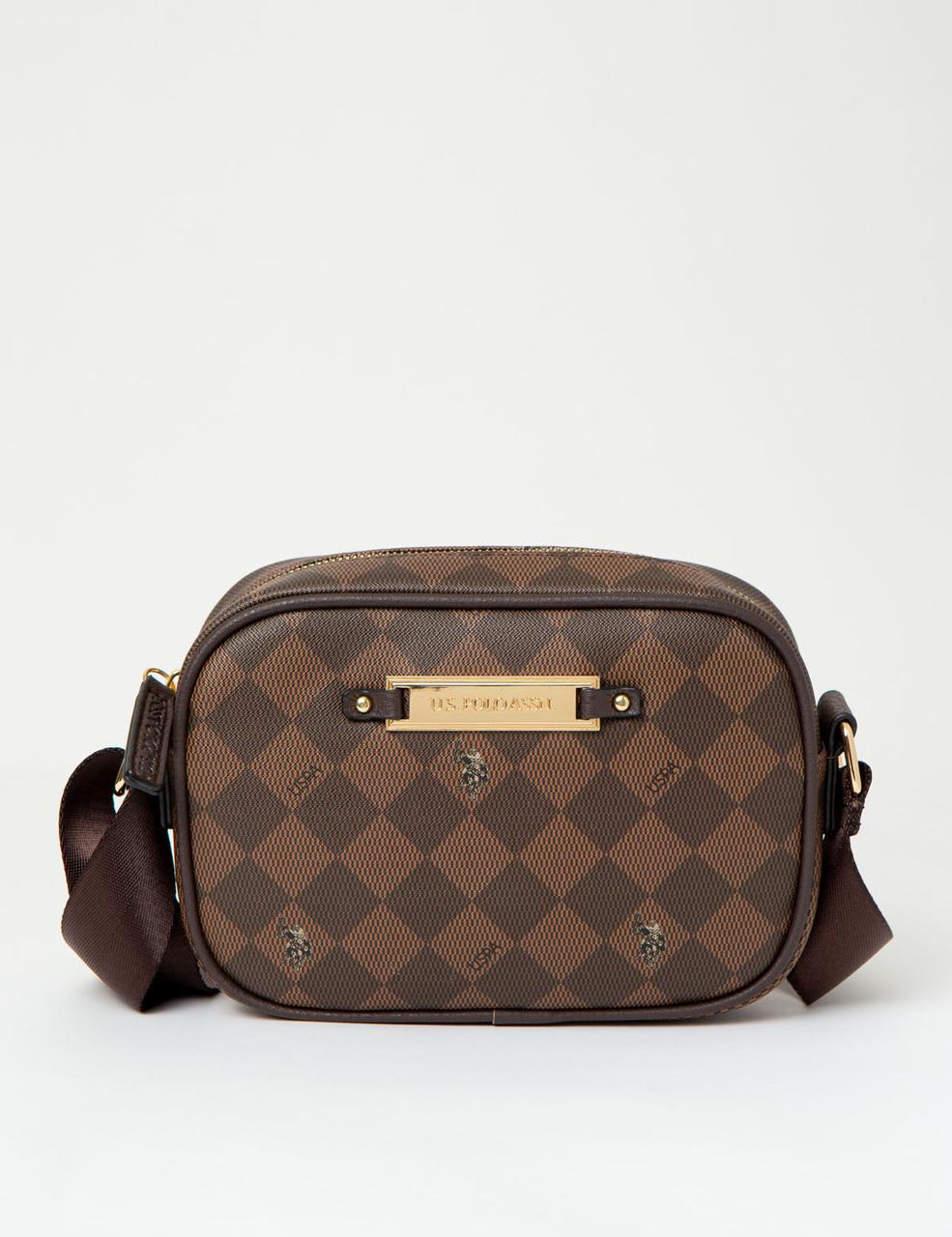 Женская сумка кроссбоды U.S.Polo Assn Chocolate Brown (2171766776)