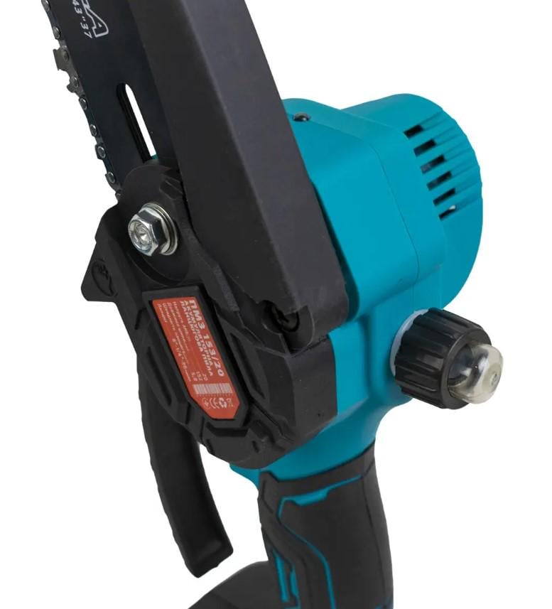 Мини-пила VORSKLA ПМЗ 153/20 с секатором ПМЗ 2/20 и удлинителем VS2500 1,6-2,5 м с 2 аккумуляторами/зарядным устройством в кейсе - фото 3