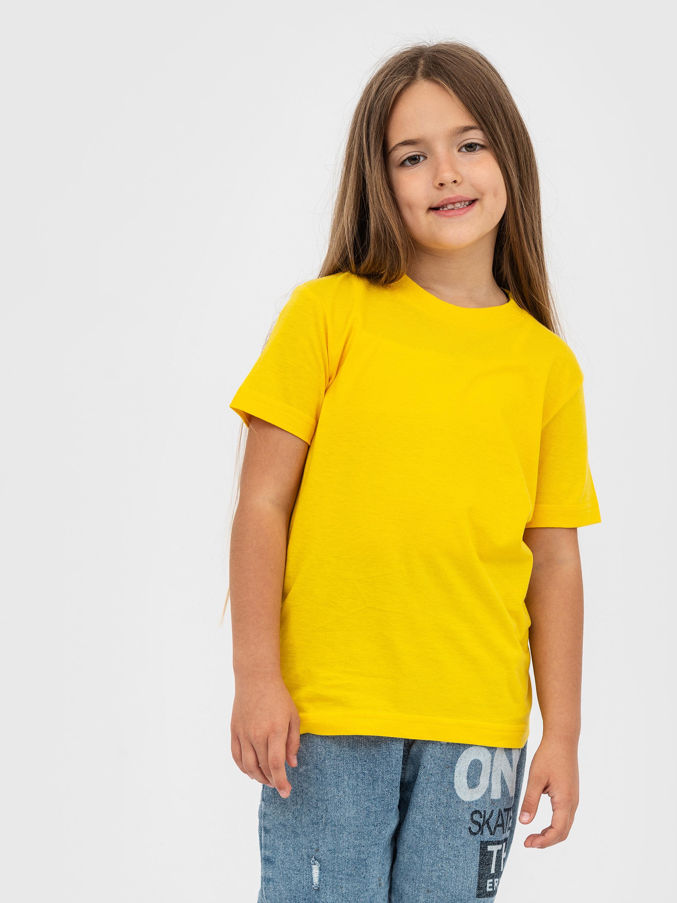 Футболка детская для девочек базовая Stedman Classic-T Kids XS Желтый (ST2200W-SUN)