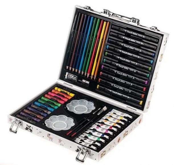 Набір для малювання олівці/маркери/фарби у валізі 68 предметів (28215346)