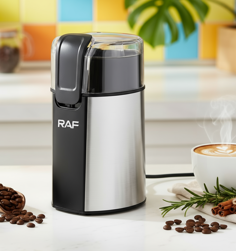 Кавомолка електрична Domotec для подрібнення зерен та спецій 300 Вт