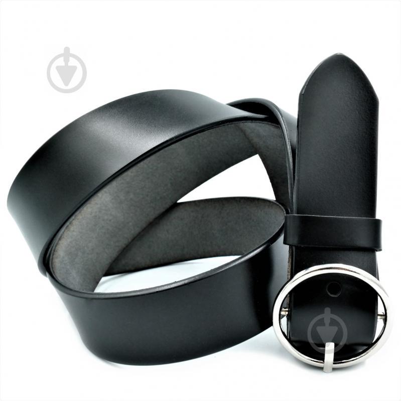 Женский кожаный ремень Le-Mon 110-115 см Чёрный (nwzh-35k-0082)