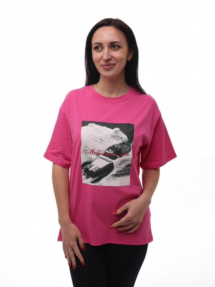 Футболка женская est. 1991 XXL Малиновый (278362-XXL)