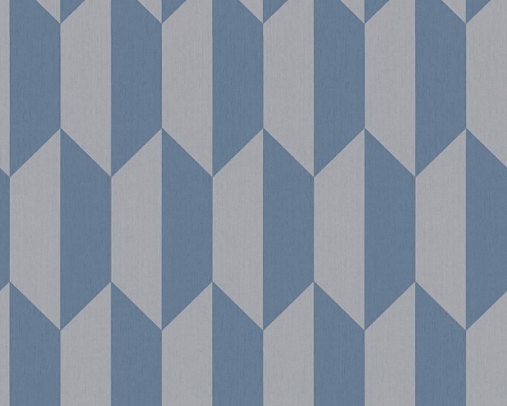 Обои виниловые на флизелиновой основе A.S.creation Bjorn Синий/Серый (34900-2)