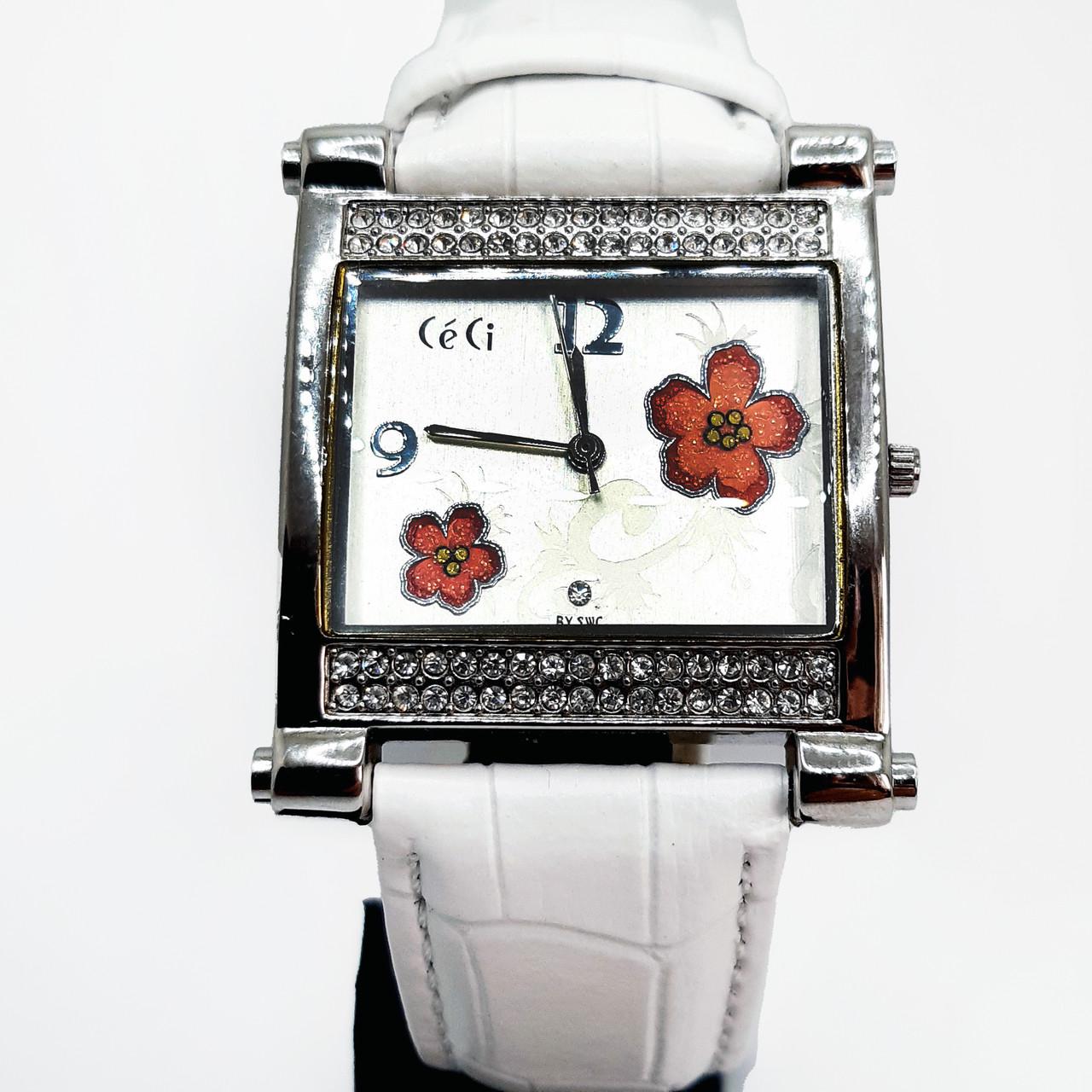 Наручные часы женские CeCi кварцевый кожаный ремешок (СЕА0123ZSW)