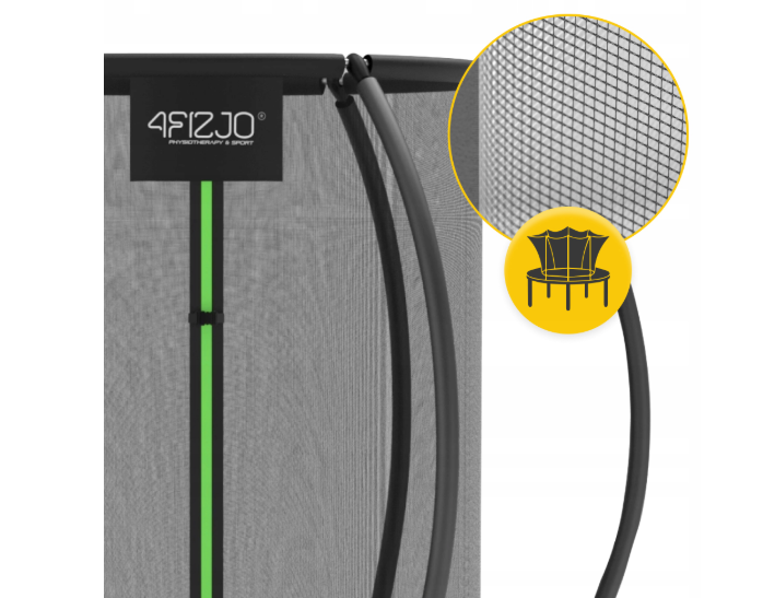 Батут із сіткою 4FIZJO 10 304-312 см Зелений - фото 4 Батут із сіткою 4FIZJO 10 304-312 см Зелений - фото 4