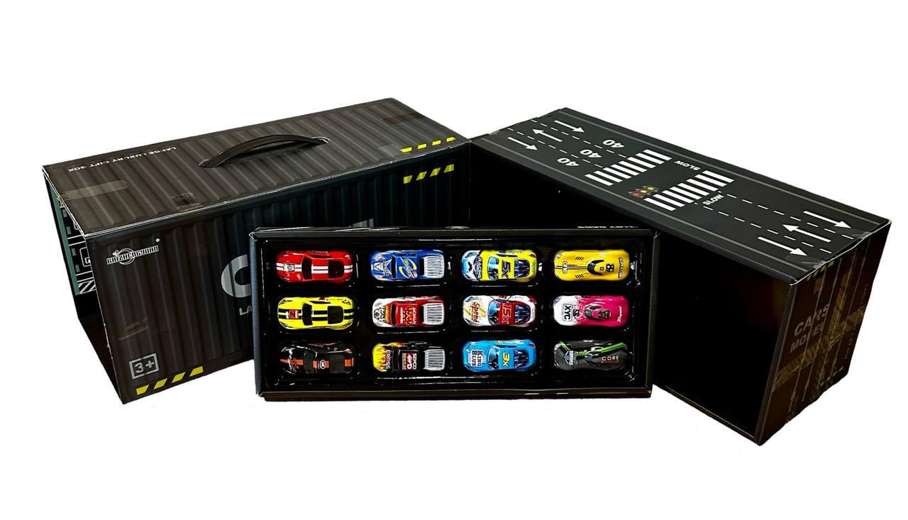 Набор машинок Bautech в контейнере 48 шт. (К713811)