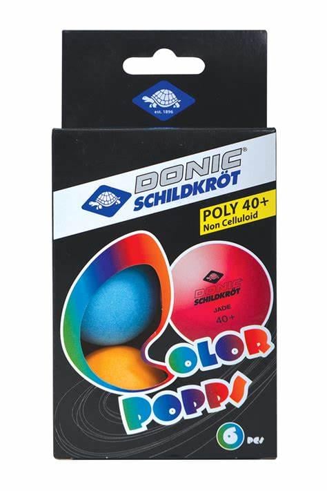 Мячи для настольного тенниса Donic Color popps 6 шт. Разноцветный