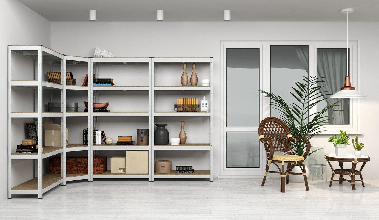 Стелаж Меткас SL Бюджет ОМ 150 кг/полицю 5 полиць МДФ оцинкований металевий 1800x1200x600 мм (2750944387) - фото 5 Стелаж Меткас SL Бюджет ОМ 150 кг/полицю 5 полиць МДФ оцинкований металевий 1800x1200x600 мм (2750944387) - фото 5