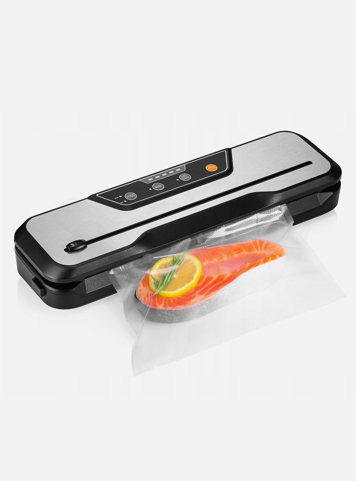 Вакууматор для сухих и влажных продуктов DobraMama Черно-серый (73728) - фото 14 Вакууматор для сухих и влажных продуктов DobraMama Черно-серый (73728) - фото 14