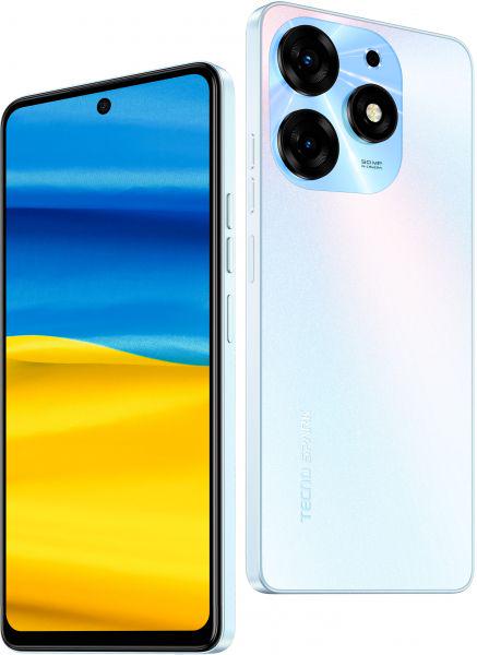 Смартфон Tecno Spark 10 Pro KI7 8/128GB NFC Dual Sim Pearl White (4895180796098) - фото 4 Смартфон Tecno Spark 10 Pro KI7 8/128GB NFC Dual Sim Pearl White (4895180796098) - фото 4
