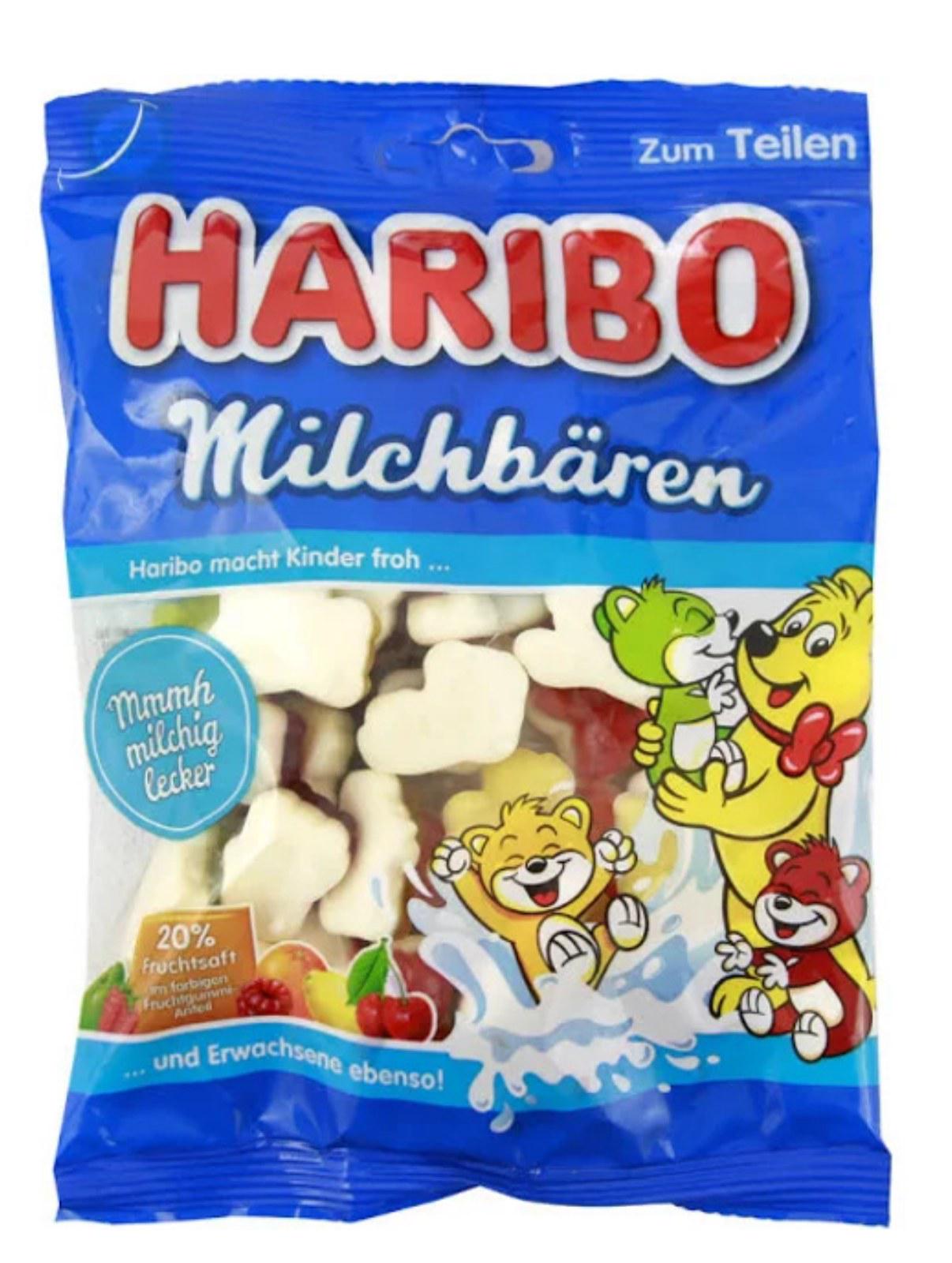 Конфеты желейные Haribo Milchbaren 160 г (57433)