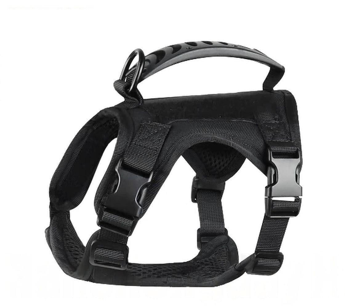 Шлея для котов и мелких собак Harness с ручкой 35-48 см Черный (2120157962) - фото 1 Шлея для котов и мелких собак Harness с ручкой 35-48 см Черный (2120157962) - фото 1