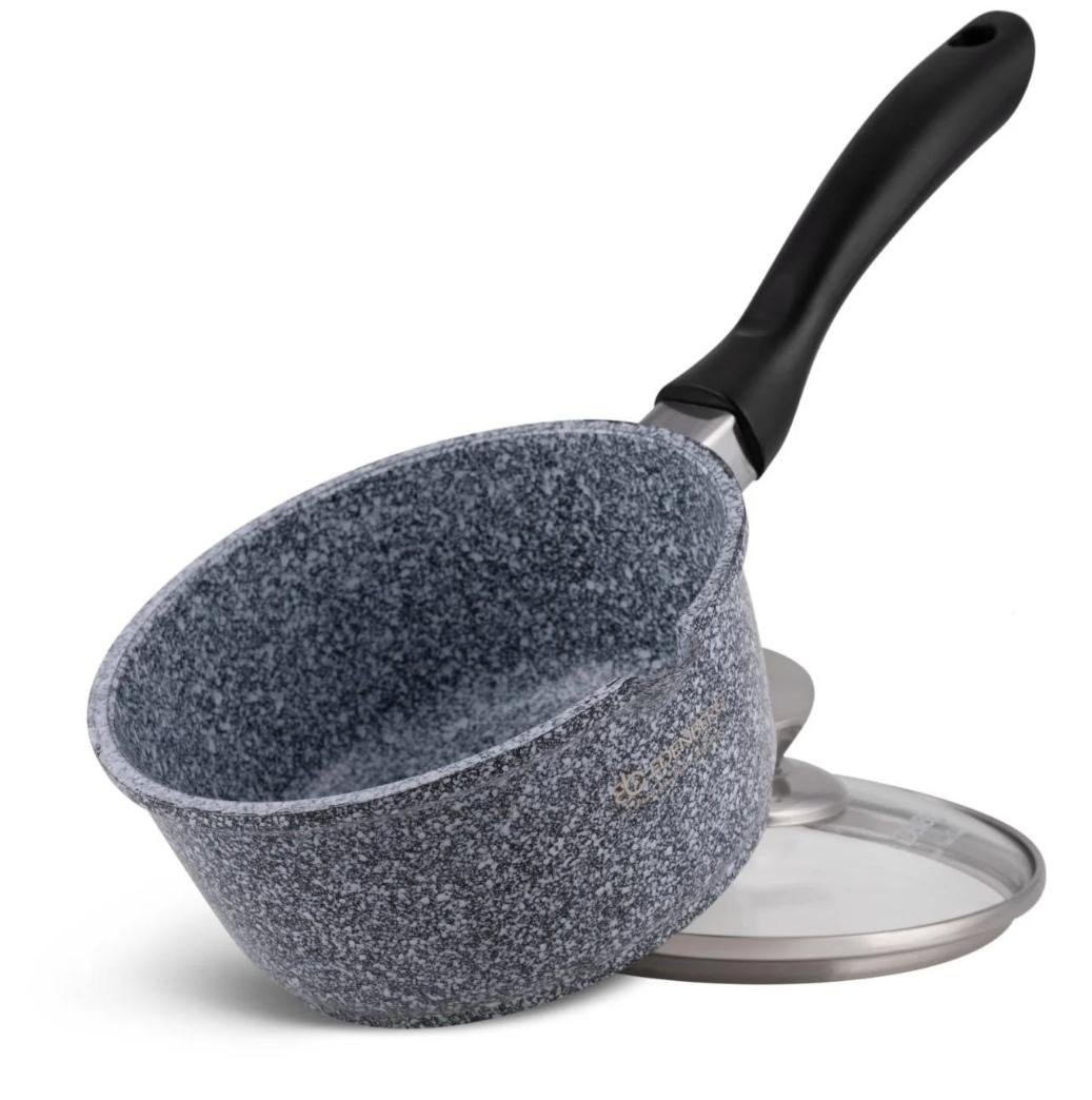 Ківш з кришкою Edenberg EB-8043 з мармуровим покриттям 1,3 л 16 см (EB-8043) - фото 2