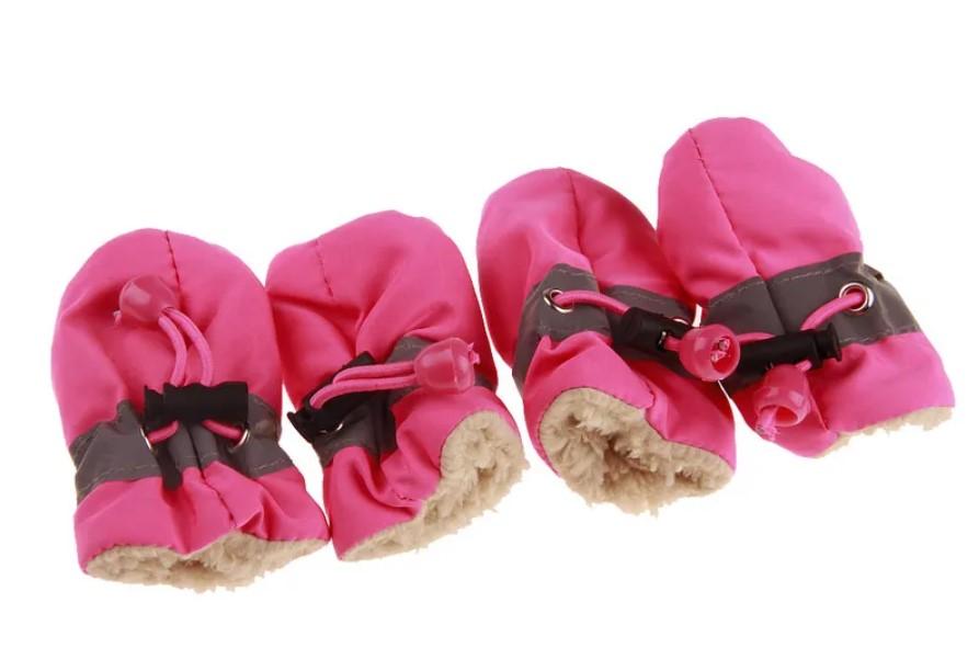 Обувь для собак ботиночки-мешочки р. 6 Розовый (73548375)