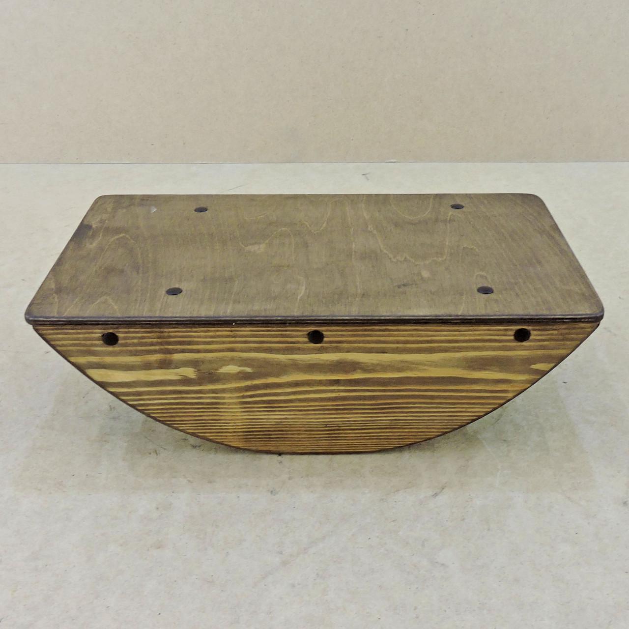 Балансировочная доска из дерева Канпур 45х25х15 см Капучино (БЛН-450109) - фото 7