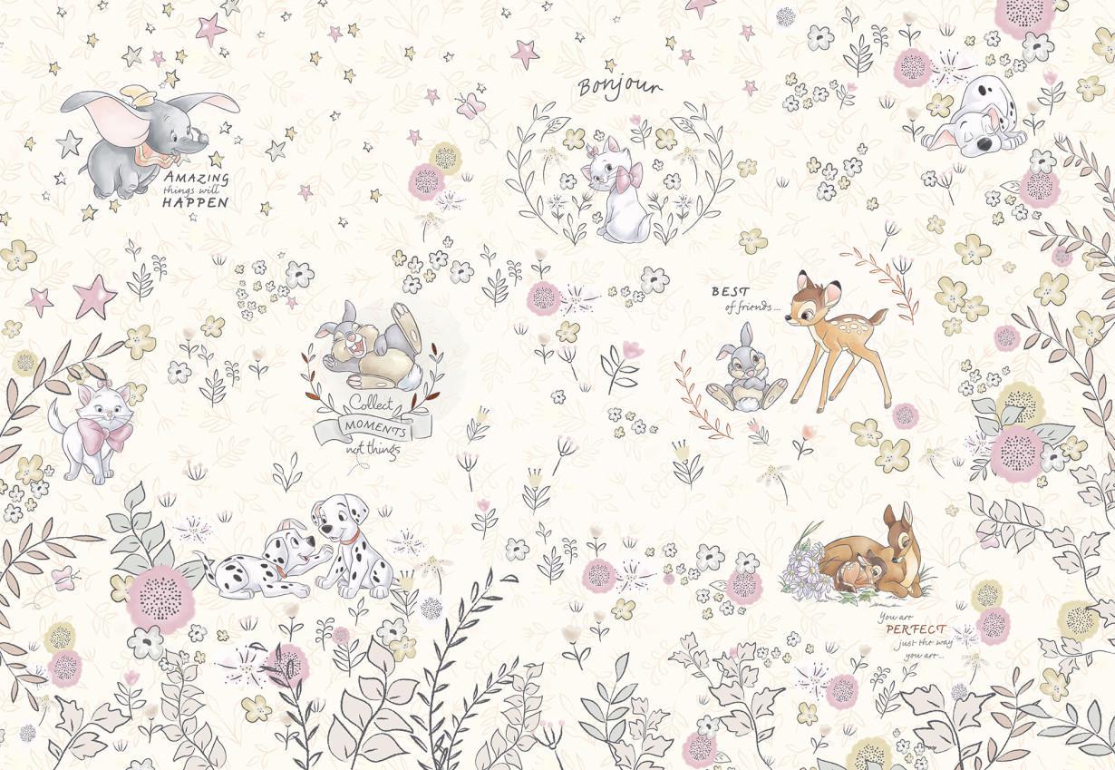 Обои Панно Komar Disney Best of Friends бумажные моющие 368х254 см (8-4023)