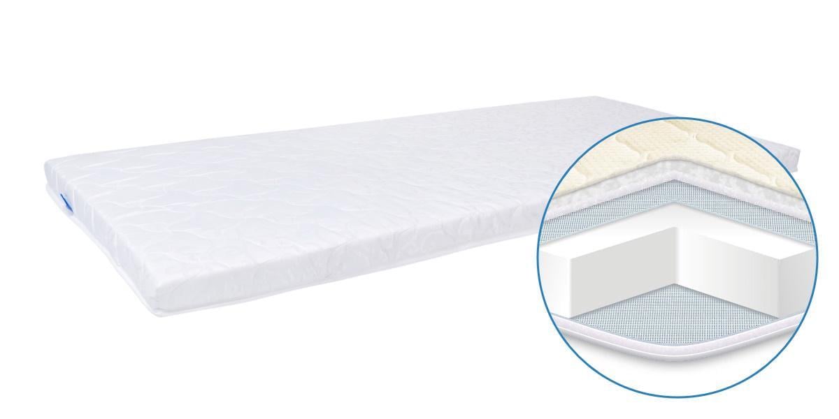 Матрас-топпер тонкий Eurosleep Стандарт Simplex 160х190 см