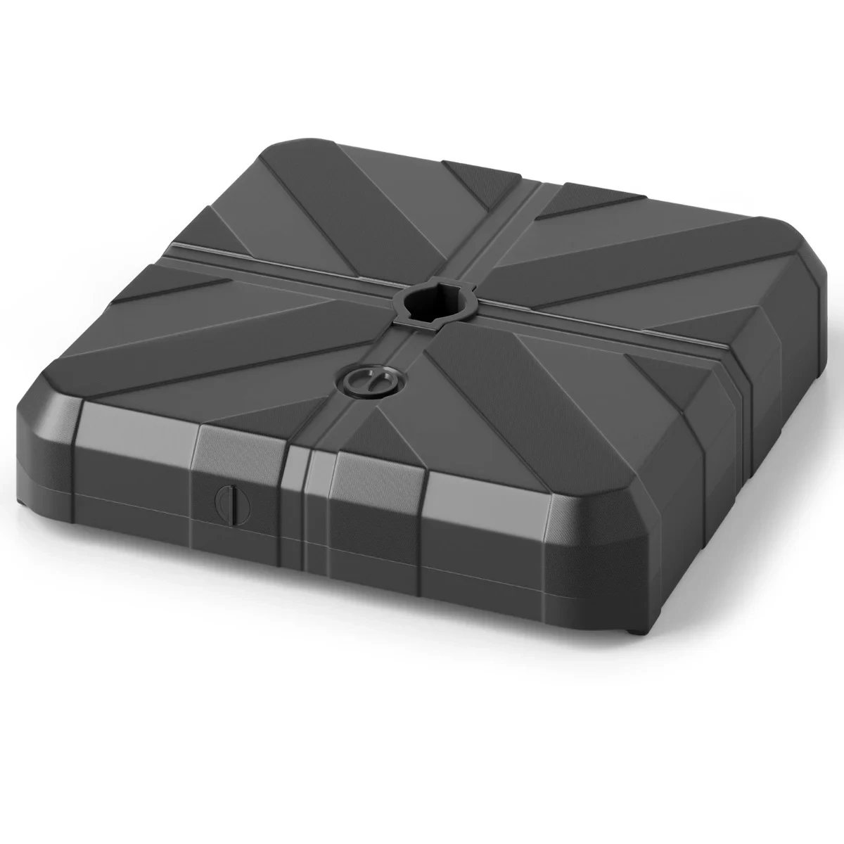 Основание для садового зонта 67x67x13 см Черный (COSTWAY-00447)