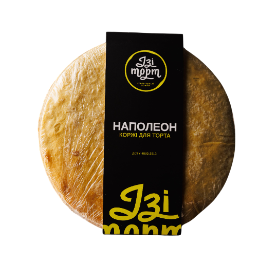 Коржи для торта ИЗИ ТОРТ Наполеон 10 шт. и крошка 550 г (31466790)