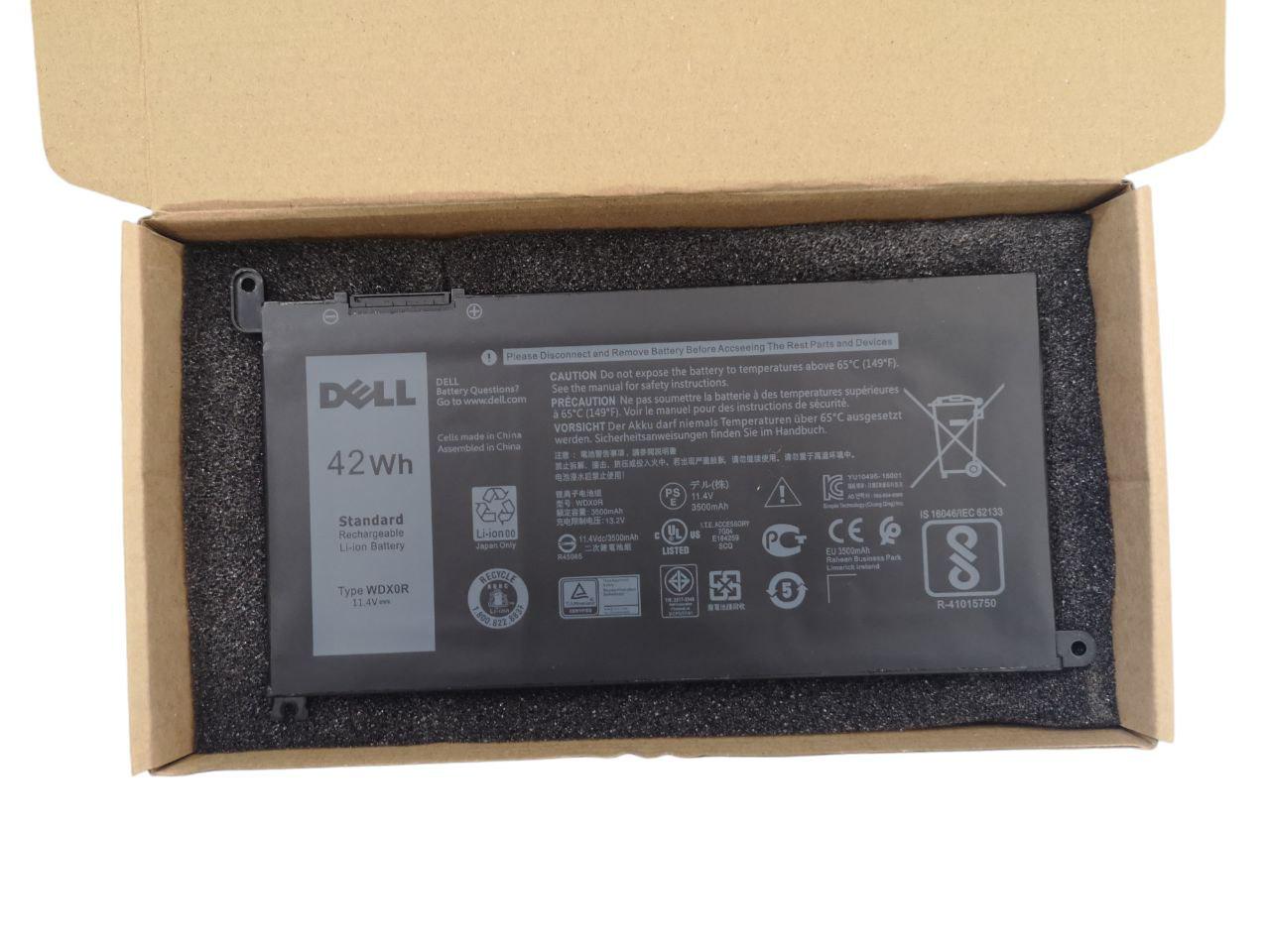 Аккумулятор для Dell Inspiron 13 5368/T2JX4/3CRH3/FC92N/WDXOR/WDX0R 3500 mAh 42Wh