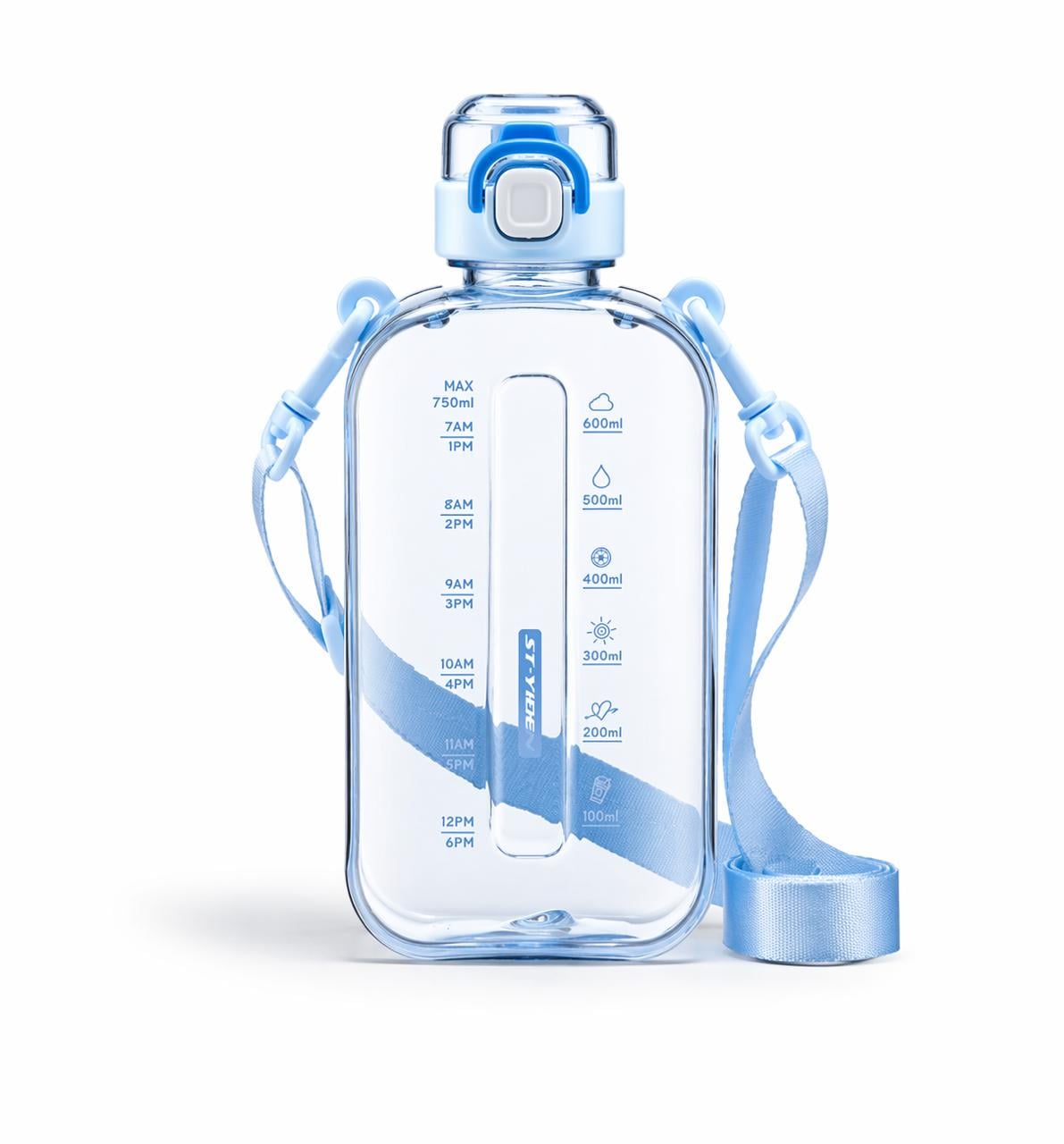 Бутылка для воды из BPA-free пластик 750 мл Голубой (2416098578) Бутылка для воды из BPA-free пластик 750 мл Голубой (2416098578)