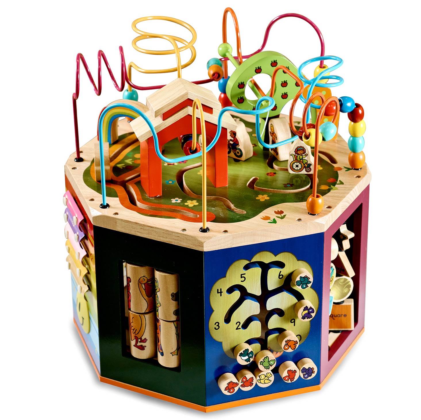 Деревянная развивающая игрушка бизиборд сортер уникуб Oray (ao43436503)