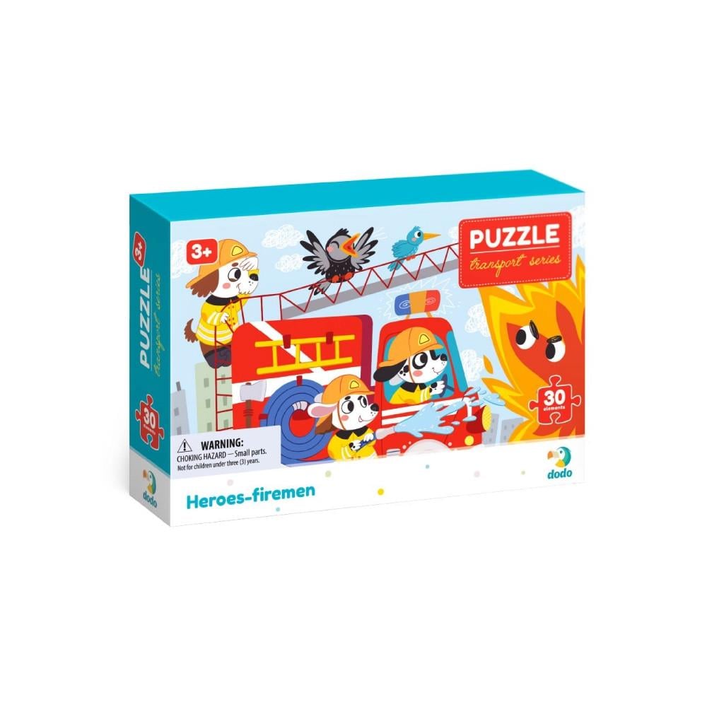 Пазл картонний для дітей Dodo Герої Пожежники 30 деталей Пазл картонний для дітей Dodo Герої Пожежники 30 деталей