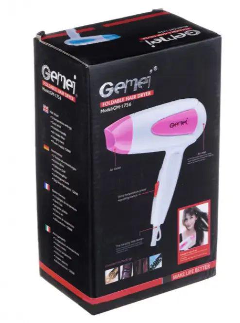 Фен Gemei GM-1756 1200 Вт (opt-18838) - фото 4 Фен Gemei GM-1756 1200 Вт (opt-18838) - фото 4