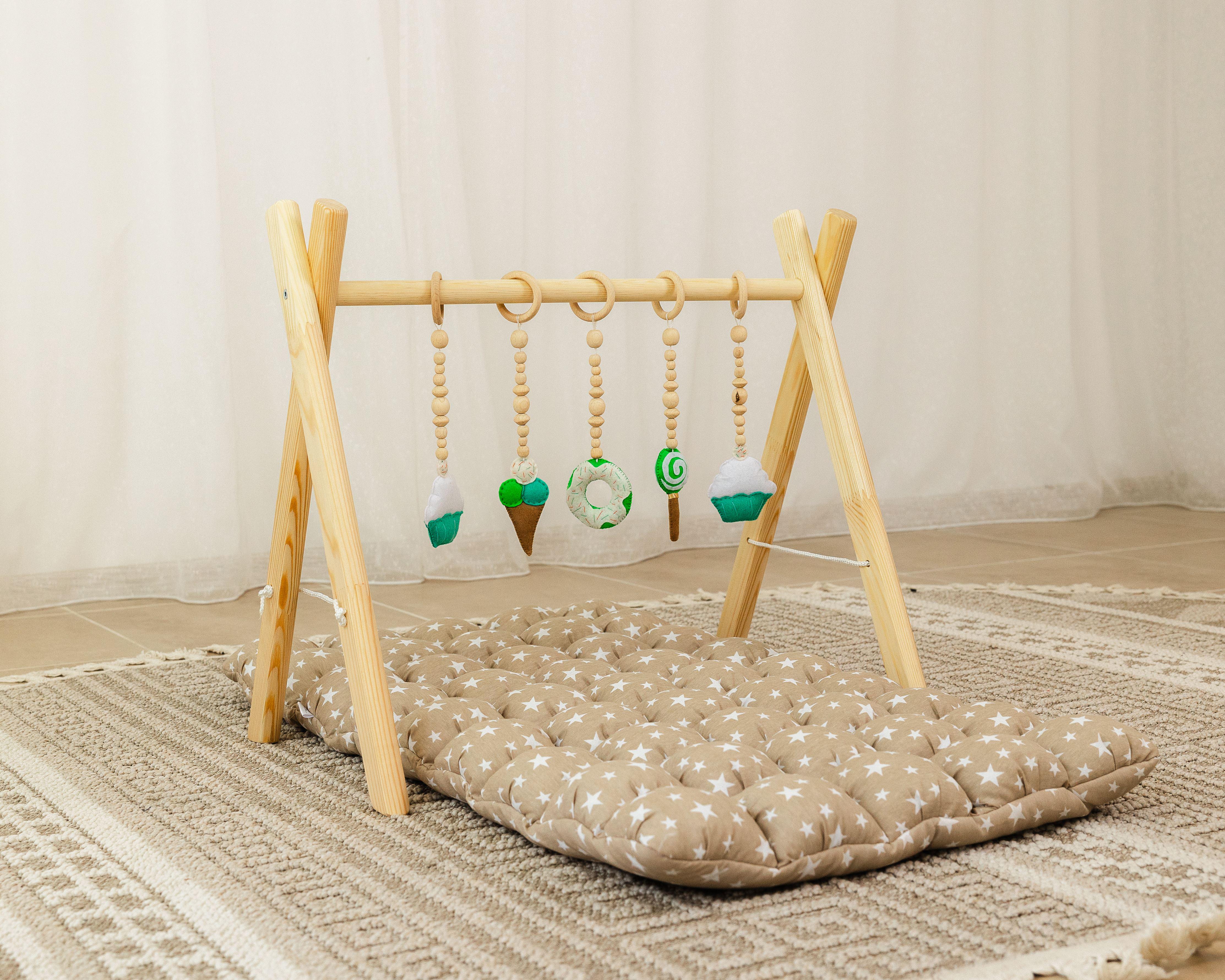 Мобиль напольный деревянный Лакомка с матрасом Ловец снов (0002290)