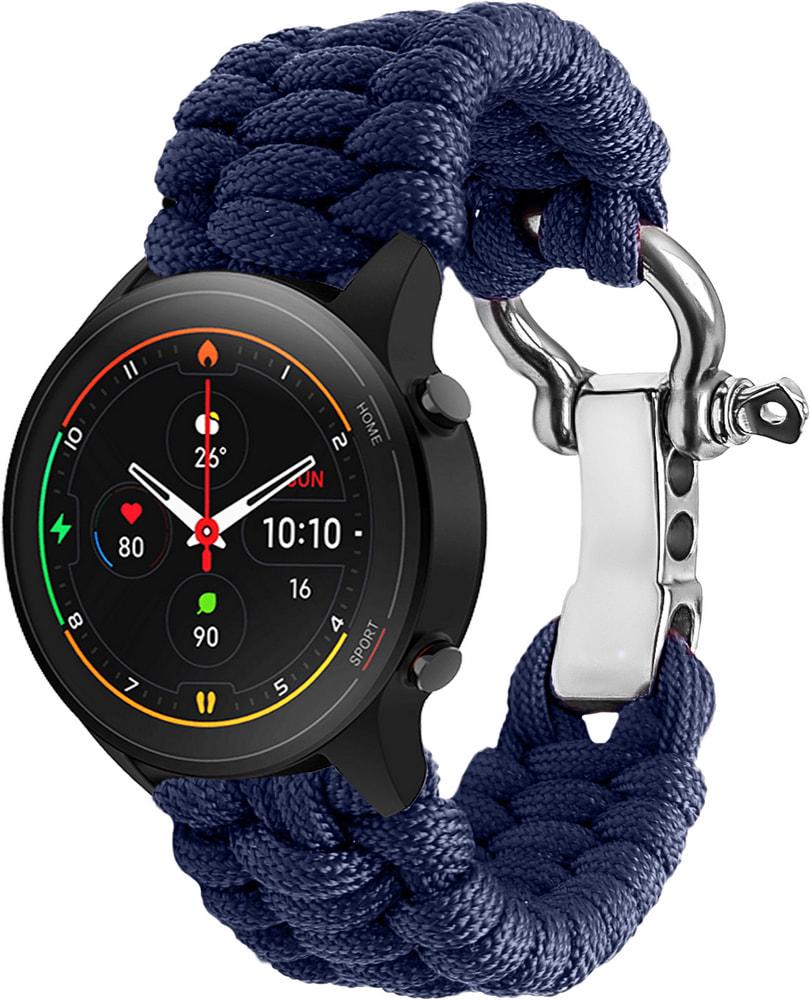 Ремешок из Паракорда Ruper для Xiaomi Mi Watch (22mm) Dark Blue (30818-5D)