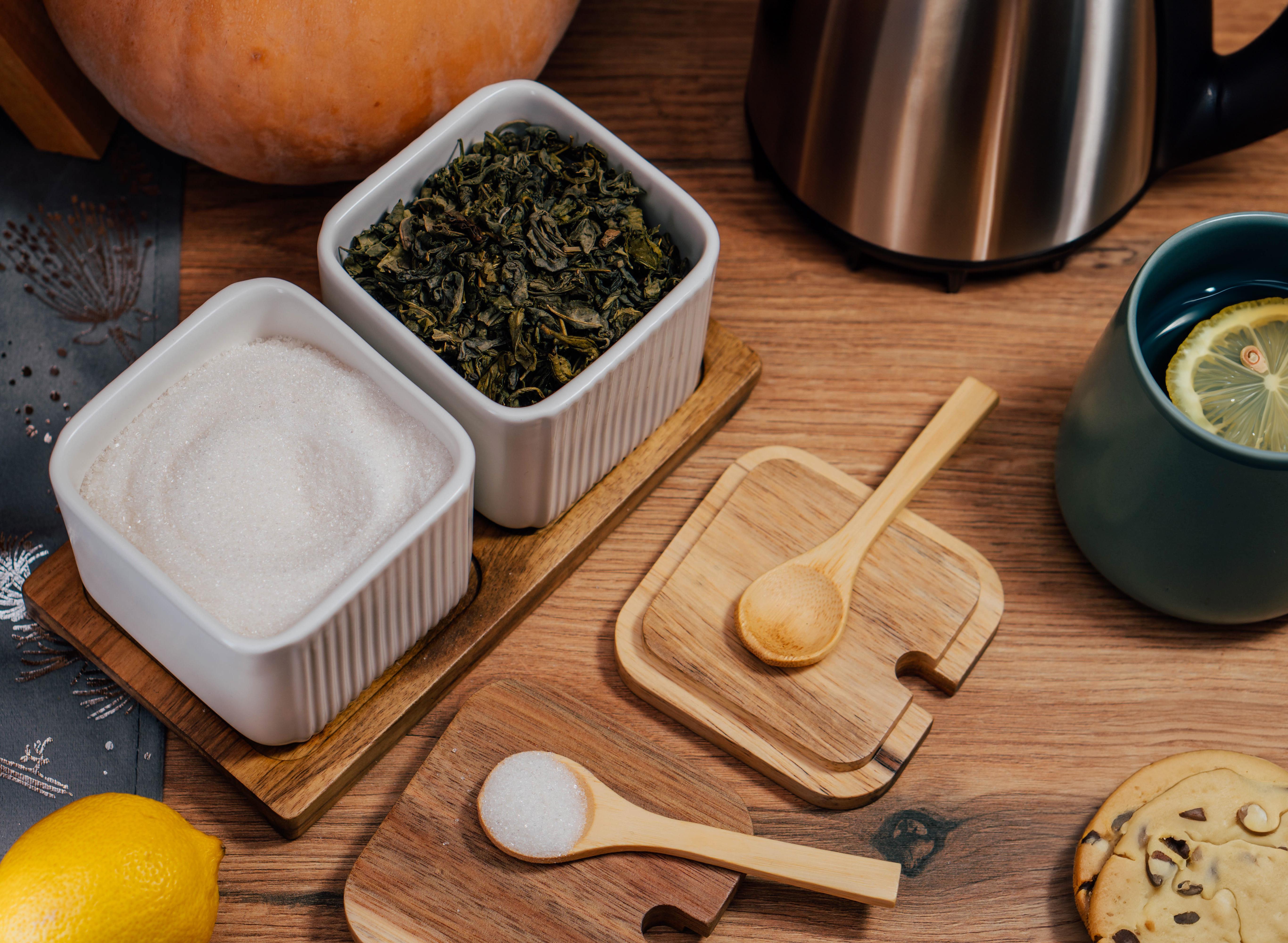 Набір ваз для цукру/солі/кави/чаю з кришечками та ложками 2 шт. Білий (ST0392) - фото 6 Набір ваз для цукру/солі/кави/чаю з кришечками та ложками 2 шт. Білий (ST0392) - фото 6