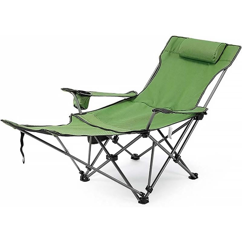 Кресло туристическое раскладное шезлонг SW233-1 Green