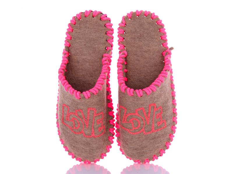 Домашние тапочки женские Vends 202 р. 36-37 Бежевый (13420287)