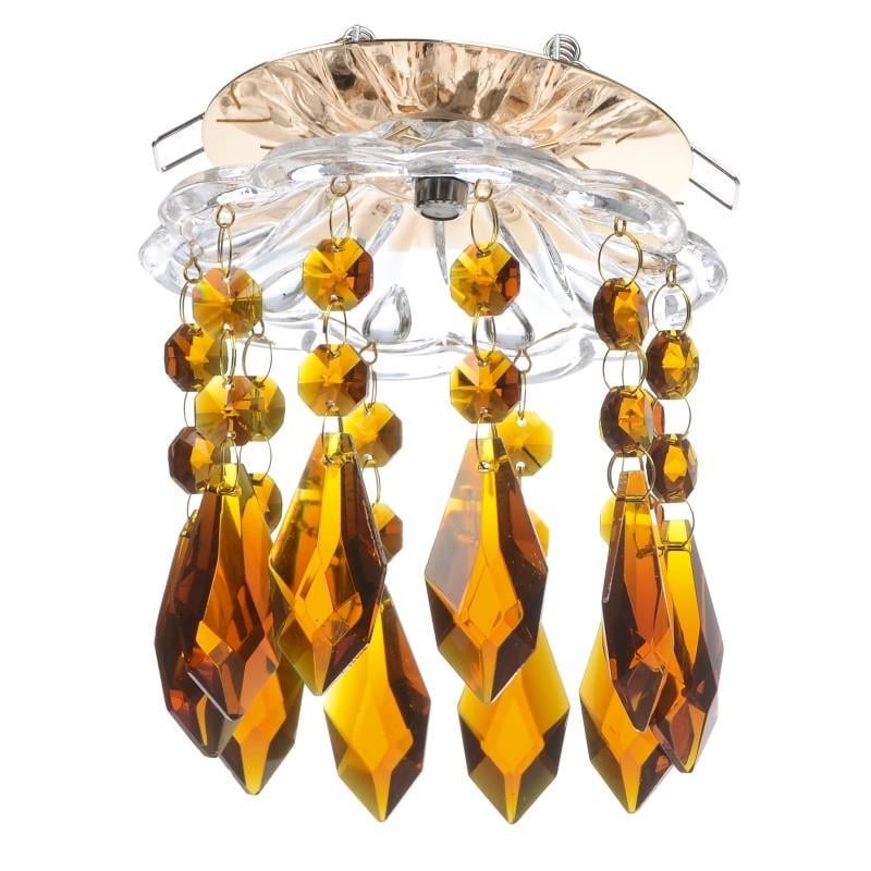 Светильник точечный декоративный HDL-G124 GOLD+Brown