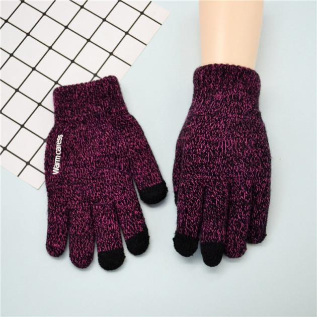 Рукавички Хоко для сенсорных экранов Warm Caress Burgundy - фото 3 Рукавички Хоко для сенсорных экранов Warm Caress Burgundy - фото 3