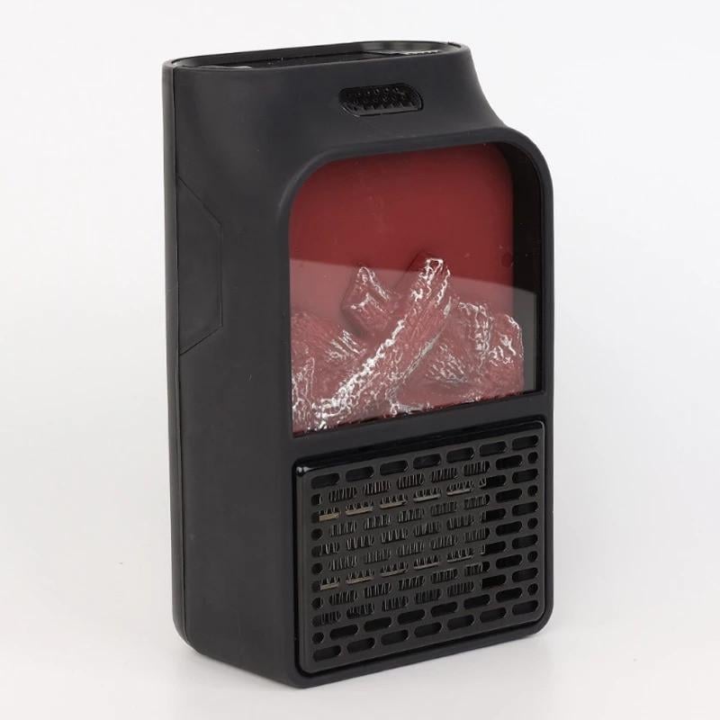 Нагреватель-камин настенный Flame Heater с пультом Черный (17945107)