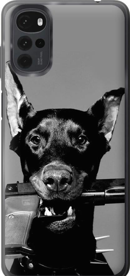 Чохол на Motorola G22 Доберман (2745u-2681-42517)